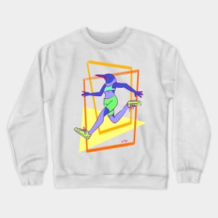 Running While Tired Crewneck Sweatshirt